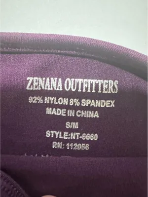 Zenana Outfitters Purple Strappy Tank Top S/M thumbnail 2