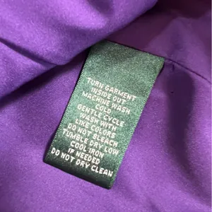 LRL RALPH LAUREN Purple Quilted Long-sleeve Puffer Barn Jacket thumbnail 7