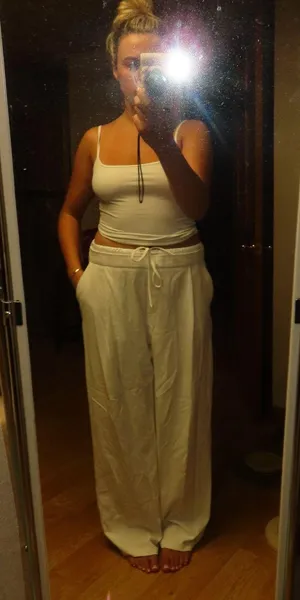 ZARA White Pants thumbnail 4