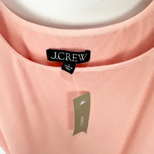 J.Crew Drop Waist Mixy Dress Midi Cotton A Line Minimalist Blush Pink Small NWT thumbnail 6