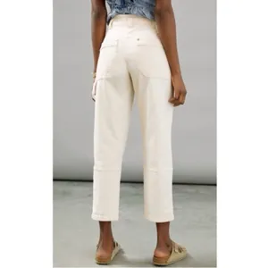 Mauve Anthropologie Ivory Utility Cargo Turner Pants thumbnail 5