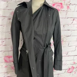 Cole Haan collection gray belted trench coat size 6 thumbnail 9