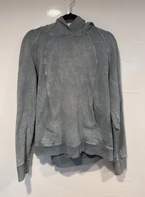 Lululemon Scuba Gray Hooded Pullover Sweater thumbnail 1