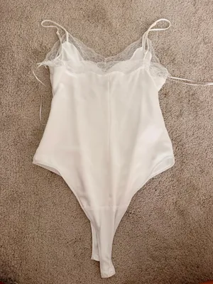 White Lace NWT Zara Bodysuit thumbnail 5