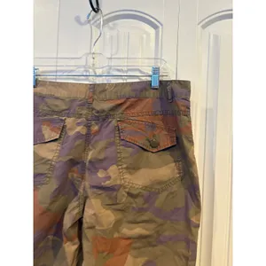 London Jean Chino Green Cargo Camo Crops Size‎ 14 thumbnail 5