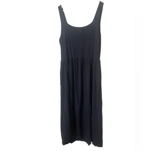 Garnet Hill Classic Dark Gray‎ Casual Tank Midi Dress Size Medium thumbnail 2