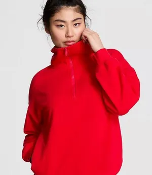 Victoria's Secret matching sweat set in red💋 thumbnail 1