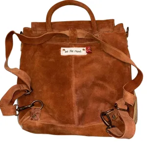 Free People We The Free Paris Suede Convertible Backpack Purse Messenger Bag thumbnail 8