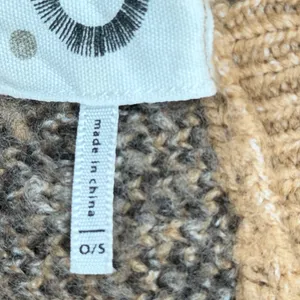 Akemi + Kin Leopard Print Open Front Batwing Cardigan Tan Brown One Size thumbnail 4