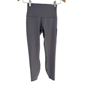 Alo YOGA HIGH-WAIST AIRLIFT LEGGING 7/8 LENGHT FOG SIZE XXS NWT thumbnail 4