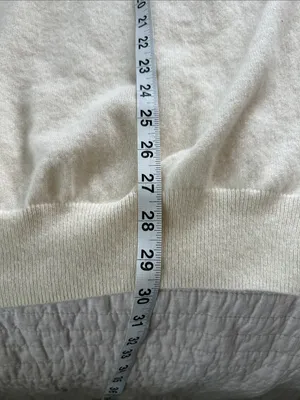 Vineyard Vines Kentucky Derby Cream navy 100% Cashmere crew neck sweater XL thumbnail 12