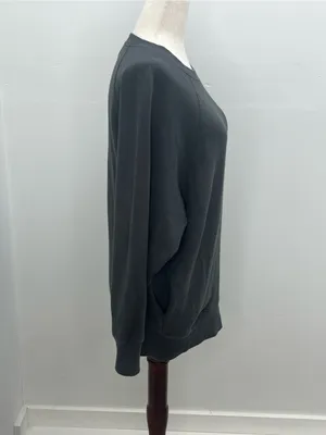 Aerie Women's Charcoal Grey Pullover Sweatshirt with Pockets Oversized XXS thumbnail 6