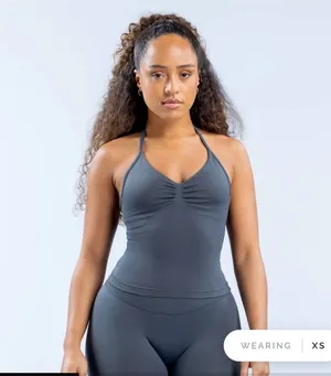 Dyfne Halter Top Gray thumbnail 1