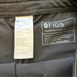 FIGS Zamora Jogger in Black, Size XXSP thumbnail 4