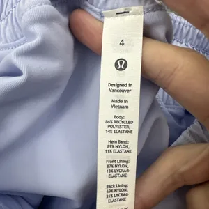 NWT Lululemon Hotty Hot Skirt Skort High Rise Pastel Blue Athletic Women's 4 thumbnail 7