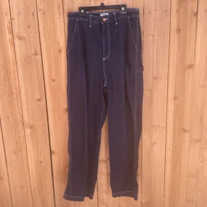 Anthropologie Wrangler Casey Jones Carpenter Barrel Jeans Size 30x31 Wide Leg High Rise Baggy thumbnail 7