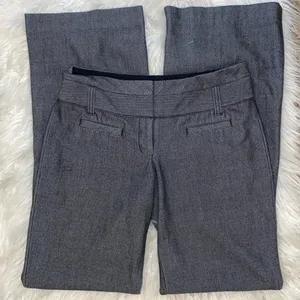 Express Editor Gray and Black Wide Leg Trousers thumbnail 1