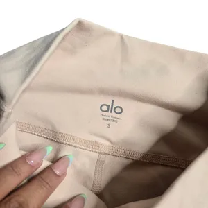Alo Yoga High Waist‎ Pink Dash Leggings Size: S thumbnail 3