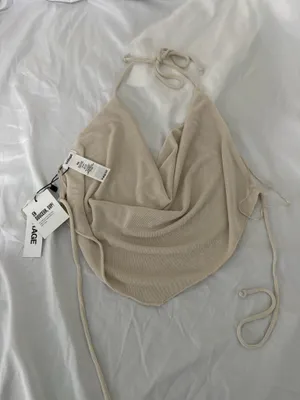 NWT Garage Sexy Open Back Women's tie top thumbnail 5
