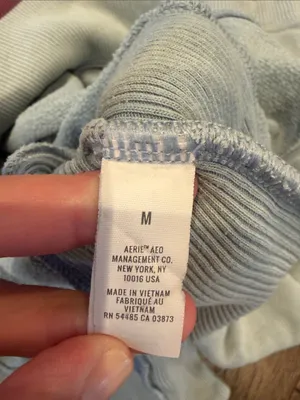 aerie Women’s Crewneck Sweatshirt - Light Blue Size Medium - C16-054 thumbnail 7