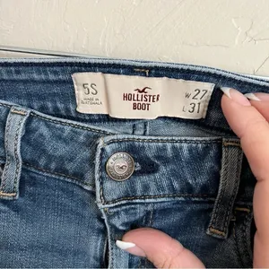 Hollister Boot Cut‎ Short Denim Jeans thumbnail 4
