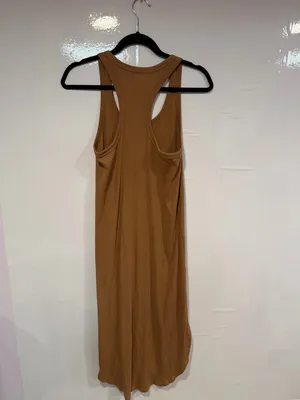 NWT Aerie‎ rustic brown ribbed midi dress thumbnail 4