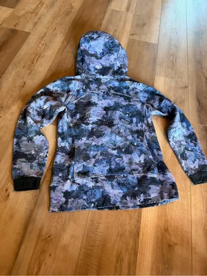 Lululemon Scuba Full Zip Hoodie Screen Camo Multi Size 10 NWOT RARE thumbnail 4