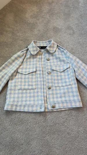 ZARA Tweed Blazer thumbnail 3