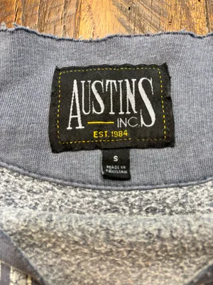 Austin's Inc Ladies Small Lido Beach Florida off-the-shoulder Sweatshirt thumbnail 3