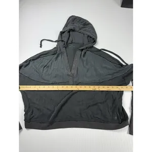 Rock Revival AS Revival Hoodie Womens‎ S Gray Pullover Crop Sweatshirt Hooded Long Sleeves thumbnail 3