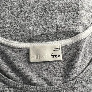 Aritzia Wilfred Free Esther Jersey‎ Knit T-Shirt Dress Marled Gray Size US Small thumbnail 10