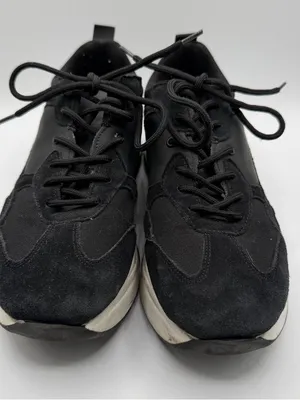 Topshop Ciara Chunky Dad Sneakers Black EU 41 Made Italy Y2K Platform thumbnail 2