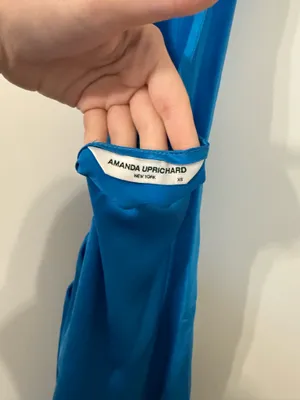 Amanda Uprichard Blue Dress Mini thumbnail 5
