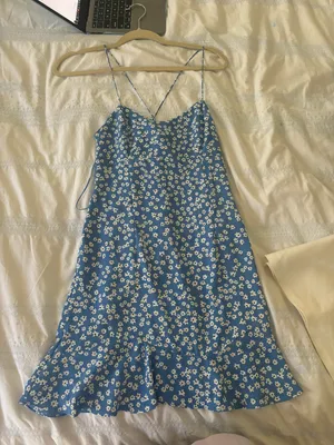 ZARA Floral Mini Dress thumbnail 4