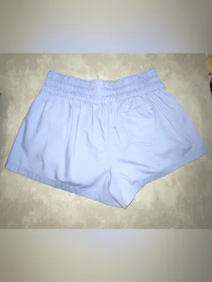 aerie Light Blue Elastic Drawstring Athletic Shorts thumbnail 2