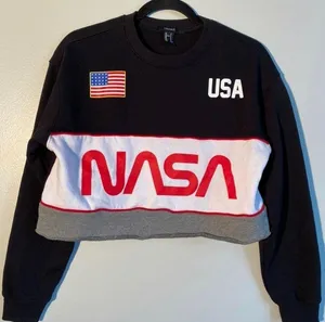 Forever 21 Cropped NASA Crewneck thumbnail 1