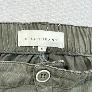 Risen Jeans Stylish Women's Cargo Jeans in Green thumbnail 3