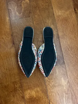 Multicolor tweed mule Multiple Size 8.5 thumbnail 3