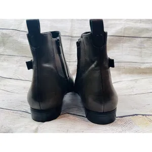Clarks Ankle Boots Size 11M Artisan Women Brown Leather Side Zip thumbnail 4