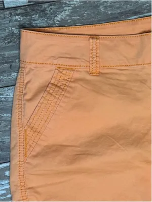 Maurices bright orange High-Waist Women’s Shorts NEW size 13/14 thumbnail 4
