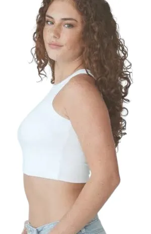 Klassy Network Racerback Brami in White Size Medium NWT thumbnail 1