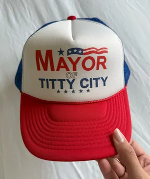 Trucker Hat ‘mayor of titty city’ thumbnail 1