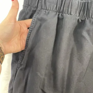 Gap XL Cargo Pants Mid Rise Black Twill Pull On Boho Elastic Waist Boho Grunge‎ thumbnail 6