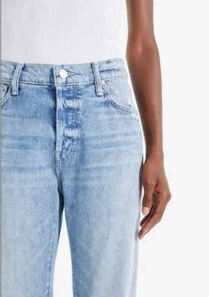 💕MOTHER SUPERIOR💕 Scrapper Ankle Jeans Light Wash Rigid Wild Calling 28 NWOT thumbnail 3