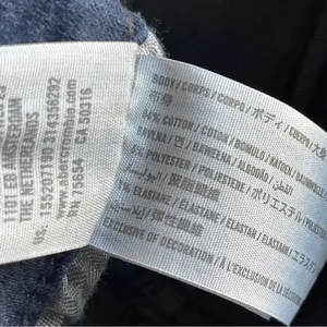 ABERCROMBIE & FITCH | Dark Blue Mid Rise Super Skinny Denim Jeans Sz 25 thumbnail 6