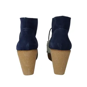 NWT Navy Gap Suede &‎ Shearling Gwen Ankle Boots Sz 9 thumbnail 3