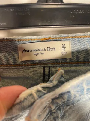 Abercrombie & Fitch Womens High Rise Denim Mini Skirt 32/14 thumbnail 2