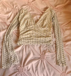 Wild Fable Polka Dot Top thumbnail 1