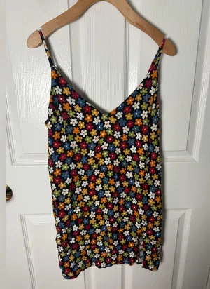 Reformation Marlowe Mini Dress in Danica thumbnail 2
