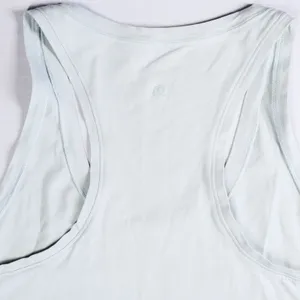 Lululemon‎ Racerback Love Tank Top Womens 8 Sheer Blue Pima Cotton Athletic thumbnail 9